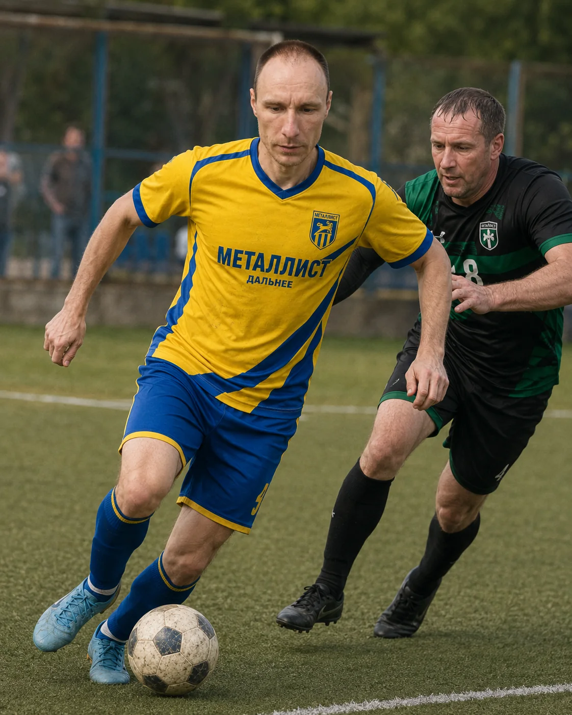 Konstantin Buryachenko during a match